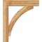 Ekena Millwork Thorton Block Rough Sawn Bracket w/ Offset Brace, Western Red Cedar, 6"W x 26"D x 30"H BKT0604X26X30THR05RWR - alternate 2